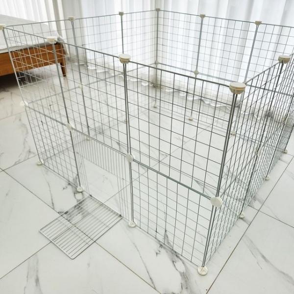강아지 고양이 철제 울타리 소형 반려동물 철장 펜스