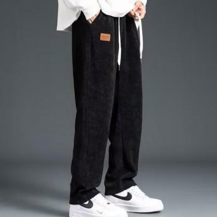 남성 방한 골덴 일복 기모 코듀로이 기모바지 현장 겨울 겨울 밴딩팬츠 한파 방한