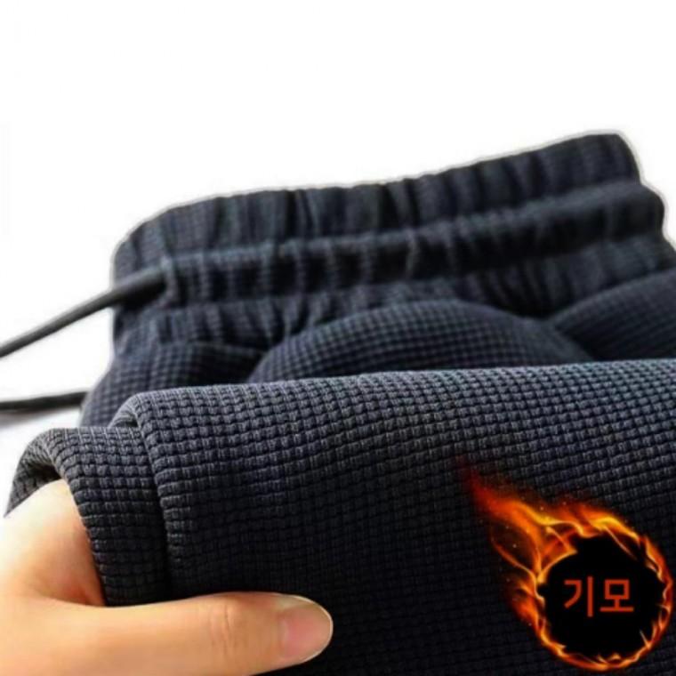 일복 겨울 2컬러 현장 기모바지 겨울 밴딩 따뜻한 방한 한파 남성용 기모 방한팬츠