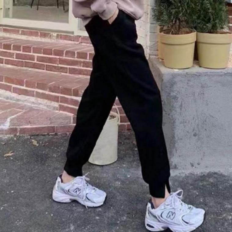 밑트임 안감 겨울 여성 바지 팬츠 기모 현장 한파 겨울 허리밴딩 기모 일복 방한 1P