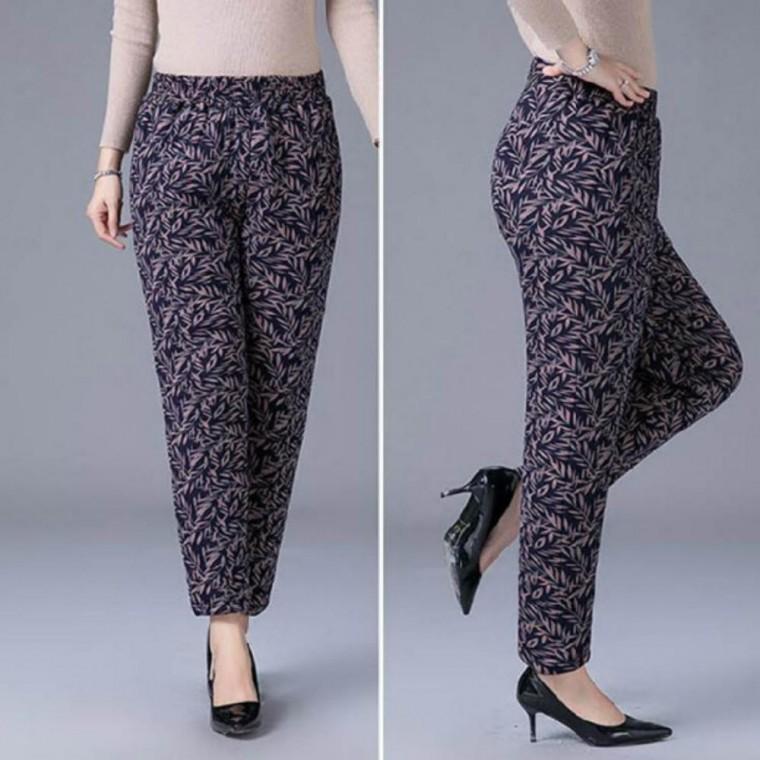 겨울 팬츠 융털 기모 기모 꽃무늬 현장 방한 1P 한파 안감 일복 바지 색상랜덤 겨울