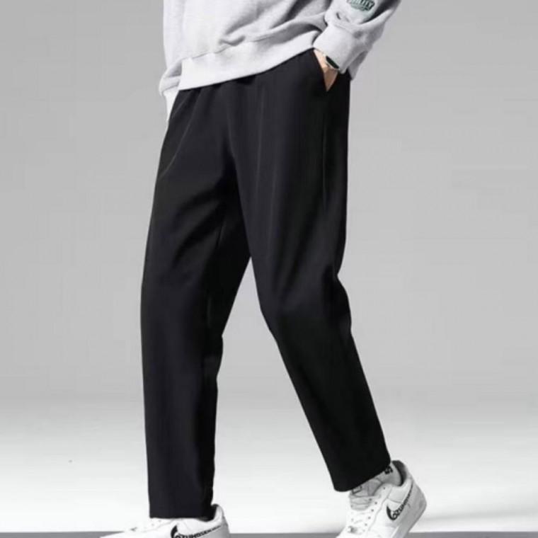 밴딩 인기 겨울 한파 현장 바지 기모 일복 겨울 데일리 방한 기모 남자 와이드팬츠