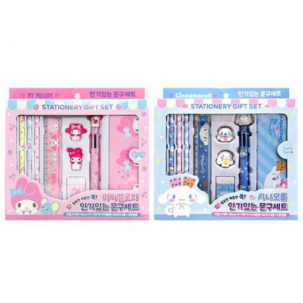 캐릭터즈 인기있는 문구 기프트 세트 혼합 2개