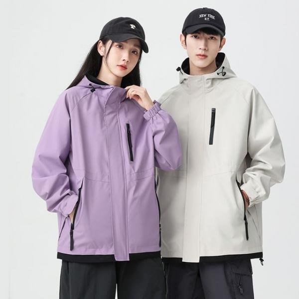 데이스 후드 바람막이 남녀공용 아웃도어 간절기 점퍼