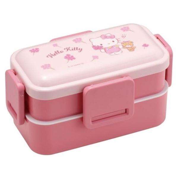 플라워 돔형 사면결착 2단 도시락 600ml