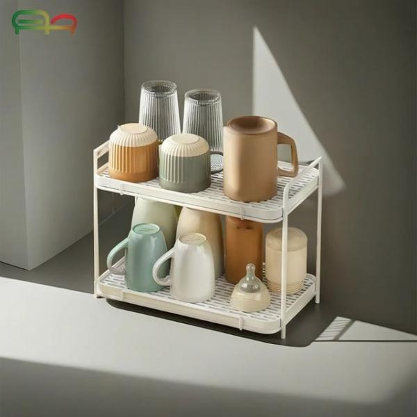 컵정리대 2단 거치대 접시정리대 그릇정리대 다용도