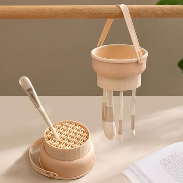 메이크업 브러쉬 세척 브러시 클리너 세척기 피치