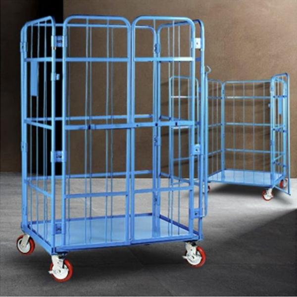 끌차 롤테이너 물류창고 카트 2문 대 구루마