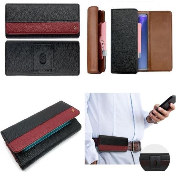 갤럭시 S24울트라 S928 가죽 허리 벨트 허리띠 착용