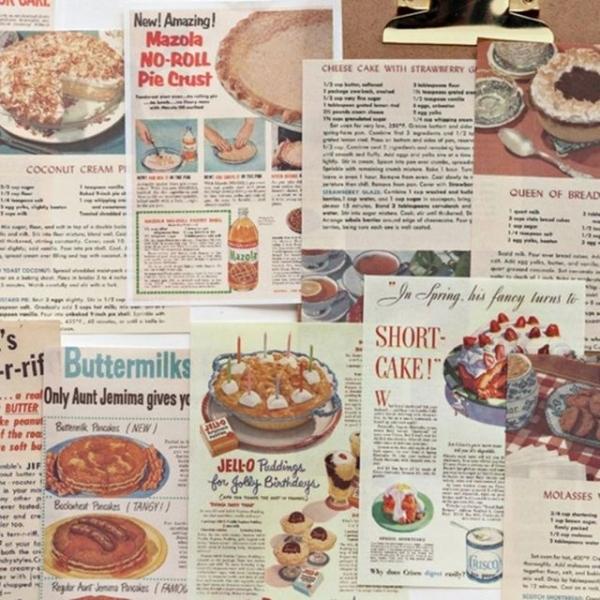 디저트 페이퍼 다꾸 빈티지 엽서 레트로 엽서세트