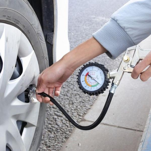타이어 공기압 에어 게이지 공기주입기