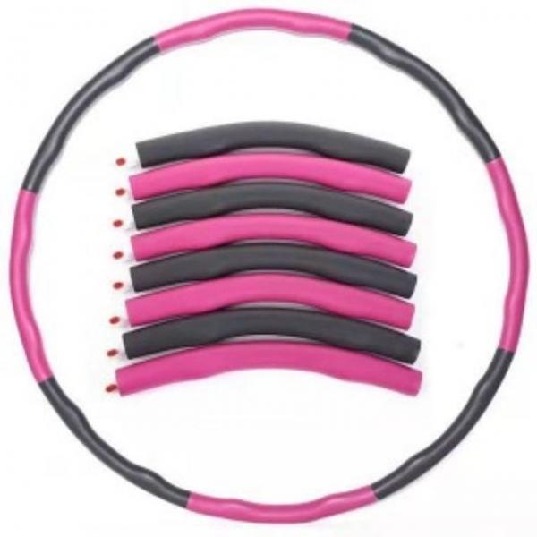 유닛키즈 소프트폼 다이어트 훌라후프 핑크그레이