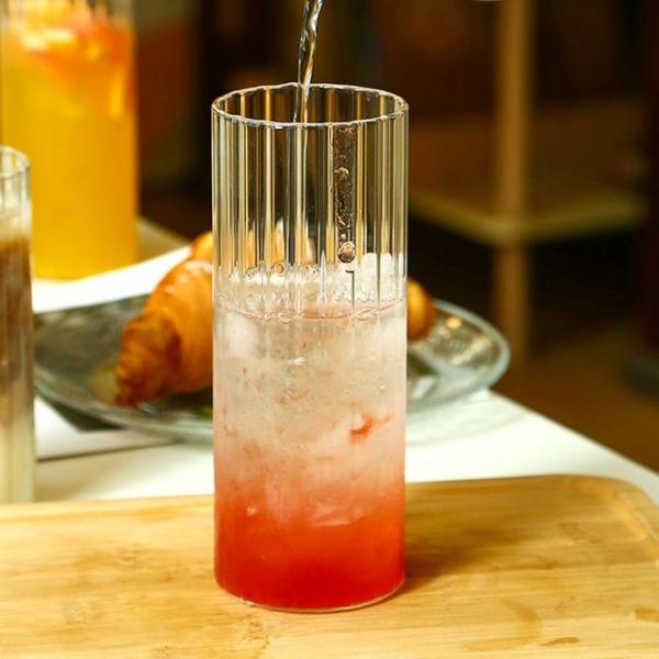 플 유리컵 2p세트 455ml 주스잔 잔 물컵