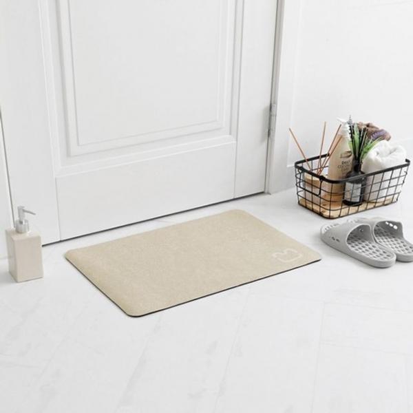 쾌적 물기흡수 빨아쓰는 소프트 규조토 논슬립 발매트