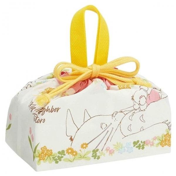 토토로 메이 플라워 도시락 주머니 290x165x120mm