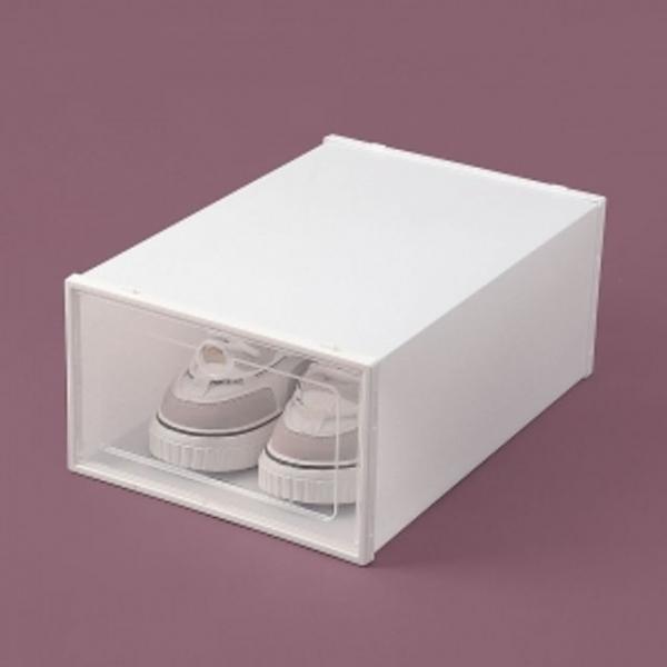 플립 신발정리함 2p세트(화이트) 신발보관함