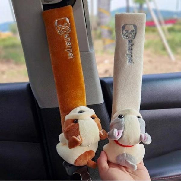 푹신한 귀여운 동물 애니멀 안전벨트커버