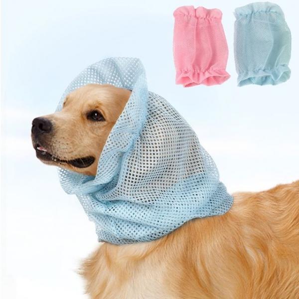 강아지 귀염증 매쉬 스누드 귀통풍 반려동물 귀덮개