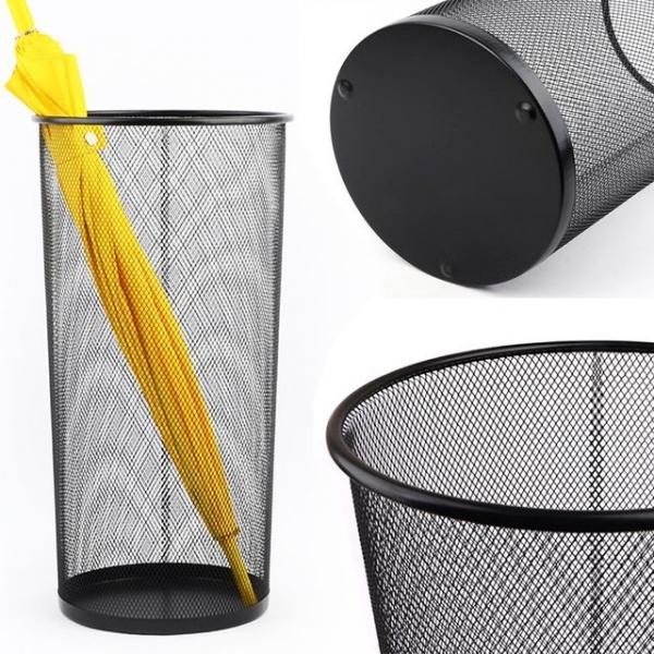 블랙 철망우산꽂이 가정/사무실/카페 철제 우산보관함