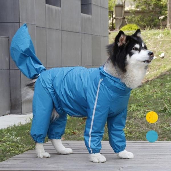 대형견 레인코트 우비 바람막이 애견비옷 외출 10XL