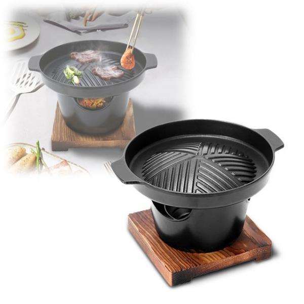 가정 업소용 1인 고체연료 미니화로 소형 개인 그릴