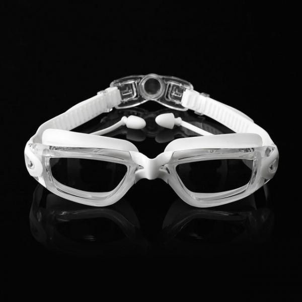 HWA 화이트 3중코팅 물안경 귀마개세트