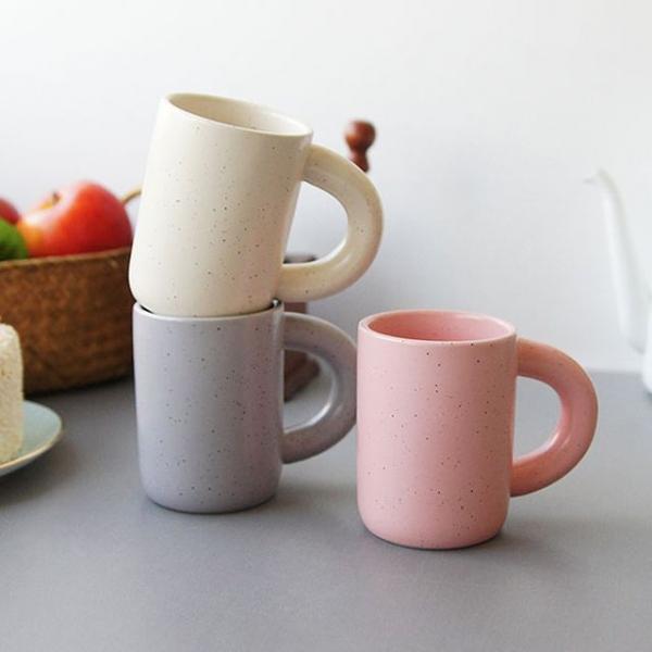 유니크 빈티지 도자기 머그컵 1P 귀여운 티머그 티컵