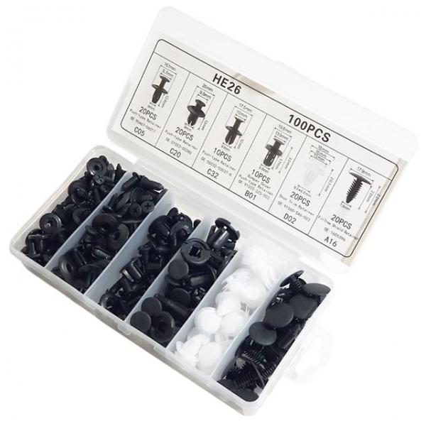 차량용 볼트 나사 자동차 패스너 100P 세트 DD-12265