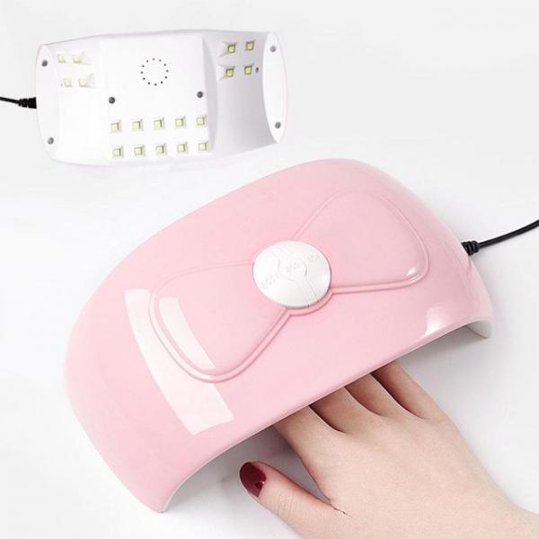네일아트 스마트 센서 UV LED 핑크리본 54W 젤램프