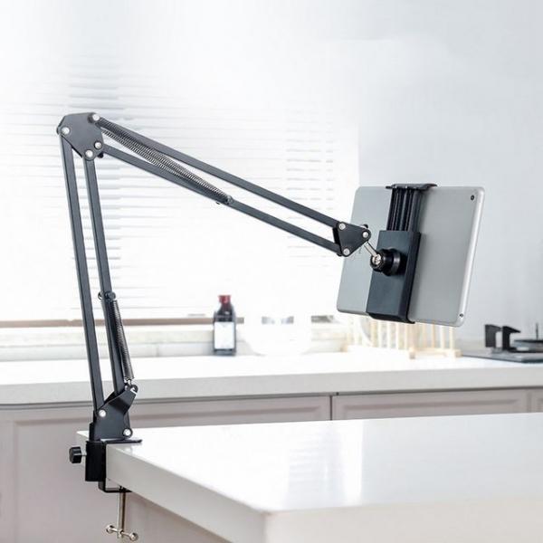 2단 관절 각도조절 침대 책상 자바라 태블릿 거치대