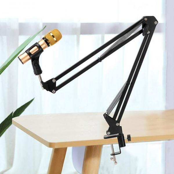 마이크 홀더 책상 거치대 방송 라이브 음향기기 녹음