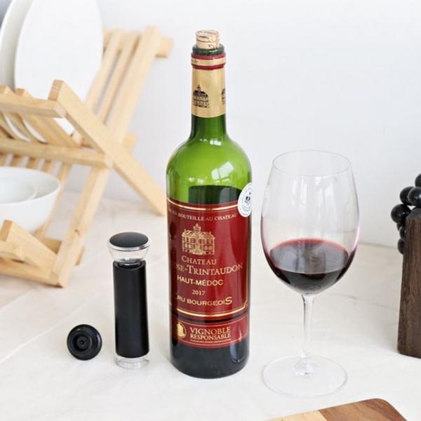 와인 날짜맞춤 밀폐보관 진공펌프와 세이버4P WS30