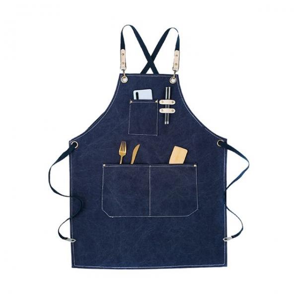 캔버스 앞치마 공방 작업복 카페유니폼
