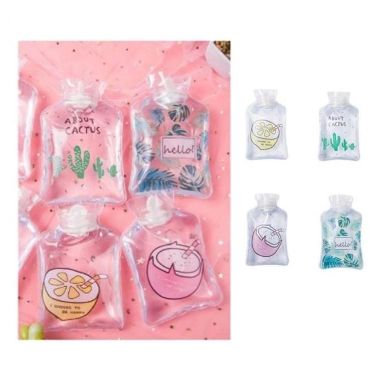 겨울 미니 물주입 투명 보온 물주머니 겨울 휴대용 보온 미니입 3p