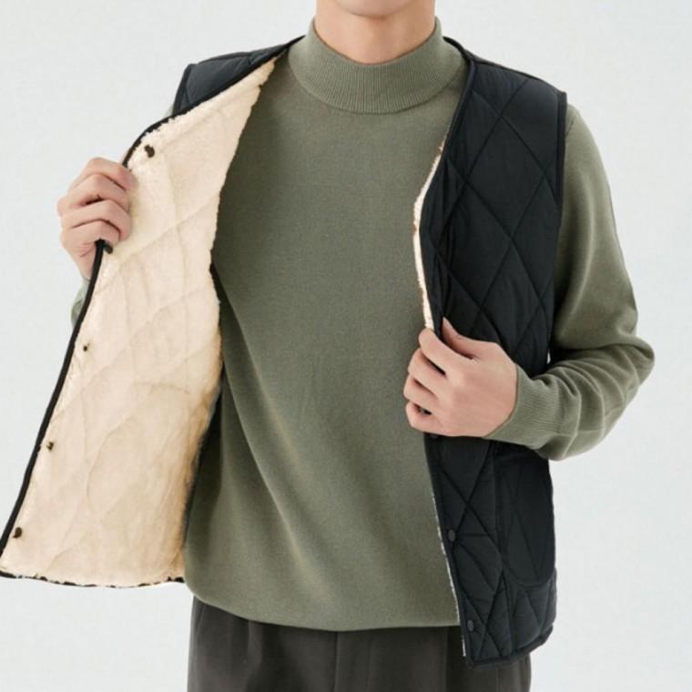 뽀글이 베스트 뽀글이조끼 겨울조끼 깔깔이 보온조끼 조끼 방한 발열 양털 남성조끼 사무실조끼 겨울