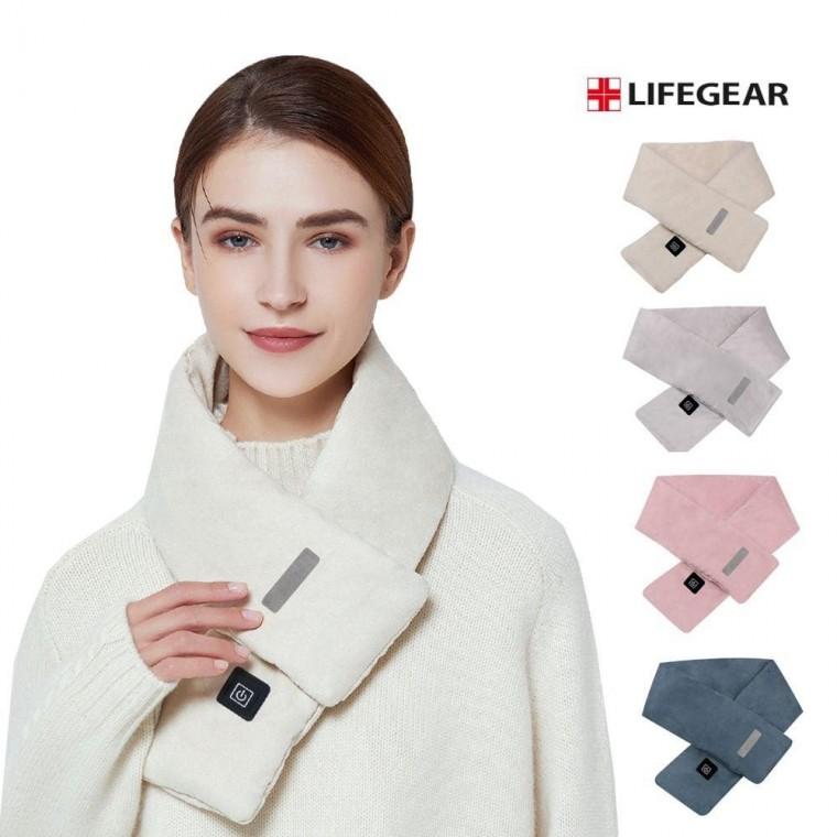 여성 발열 목도리 목두리 기모 머플러 커플 겨울 선물 목도리 선물 온열 머플러 극세사 겨울 USB 발열
