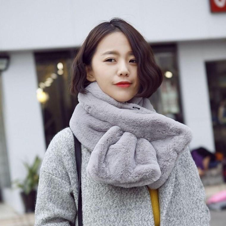 여성겨울기모 목도리 여성목도리 니트목도리 겨울목도리 캐시미어목도리