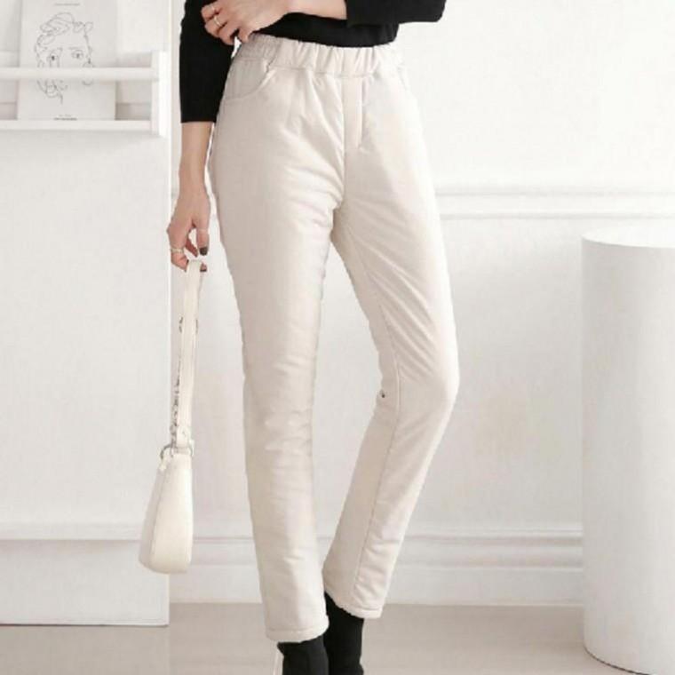 여성 겨울 패딩바지 골프 패딩팬츠 기모 여성솜바지 패딩 기모 겨울 바지 여성 팬츠 따뜻한 솜 골프