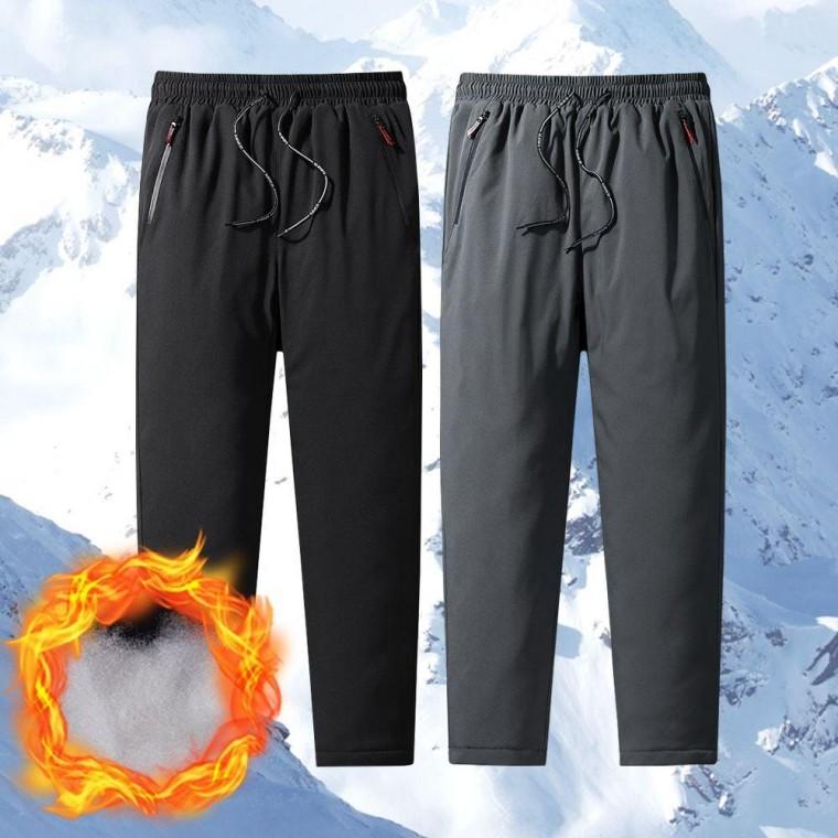 남성겨울바지 남성 패딩바지 겨울 배달 작업복 밴딩 방풍 팬츠 패딩팬츠