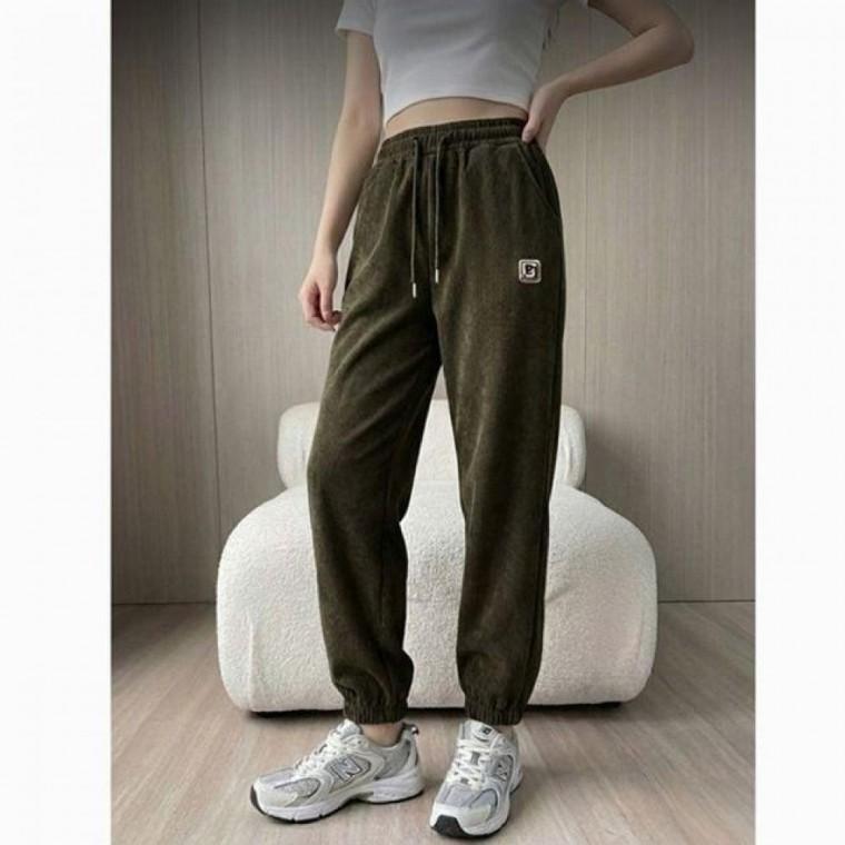 겨울 골덴 코듀로이 기모 조거팬츠