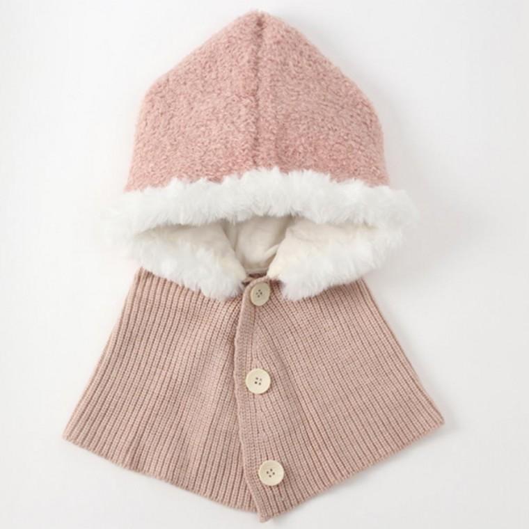 방한목토시 바라클라바 야외 여자 넥워머 니트 후드 자전거 겨울 등산 모자 부클