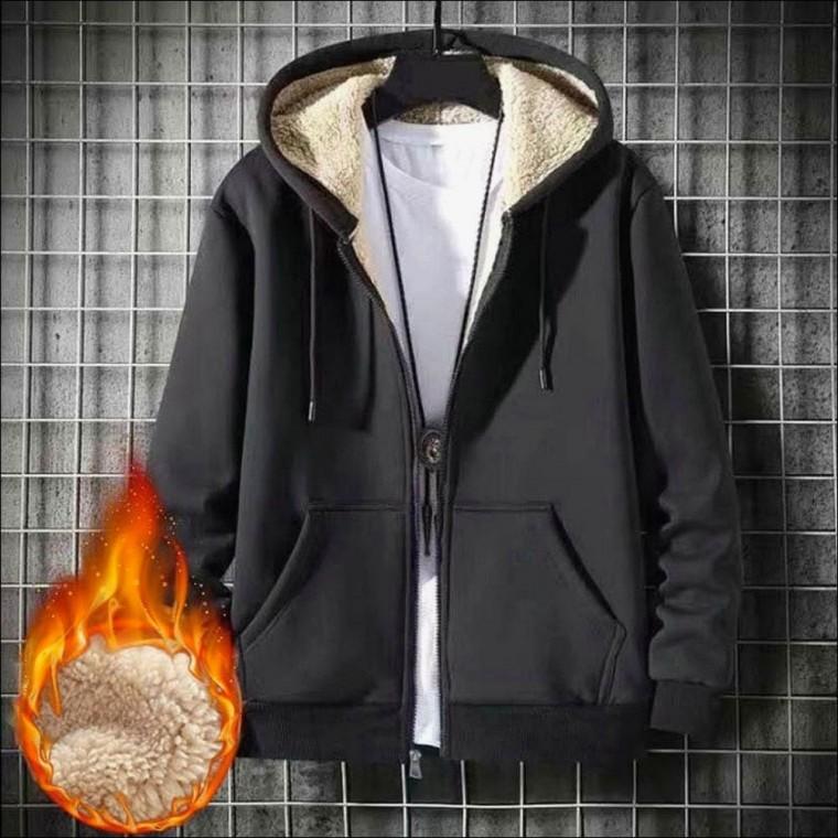 겨울 후드점퍼 왕기모 후리스집업 인조양털 남녀공용