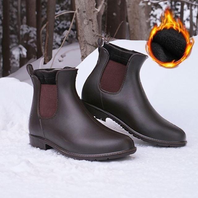 남녀 방한화 내피 탈부착 겨울 2컬러 기모부츠 앵클부츠