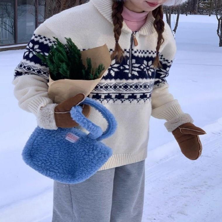 여자 2컬러 여유핏 부드러운 겨울 코위찬 니트가디건