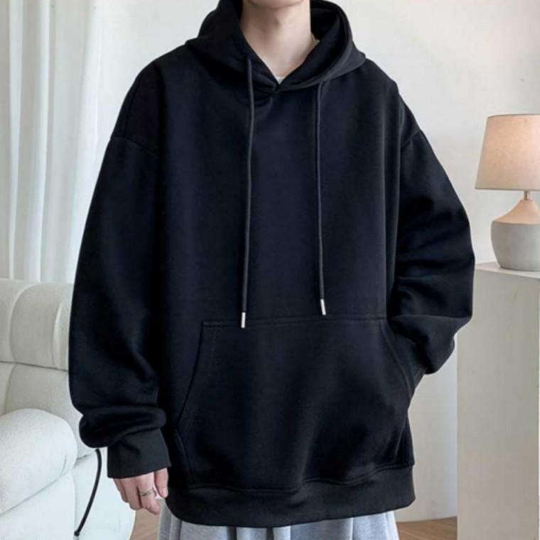 남자 남성 겨울 기모 안감 무지 후드 긴팔 티 셔츠