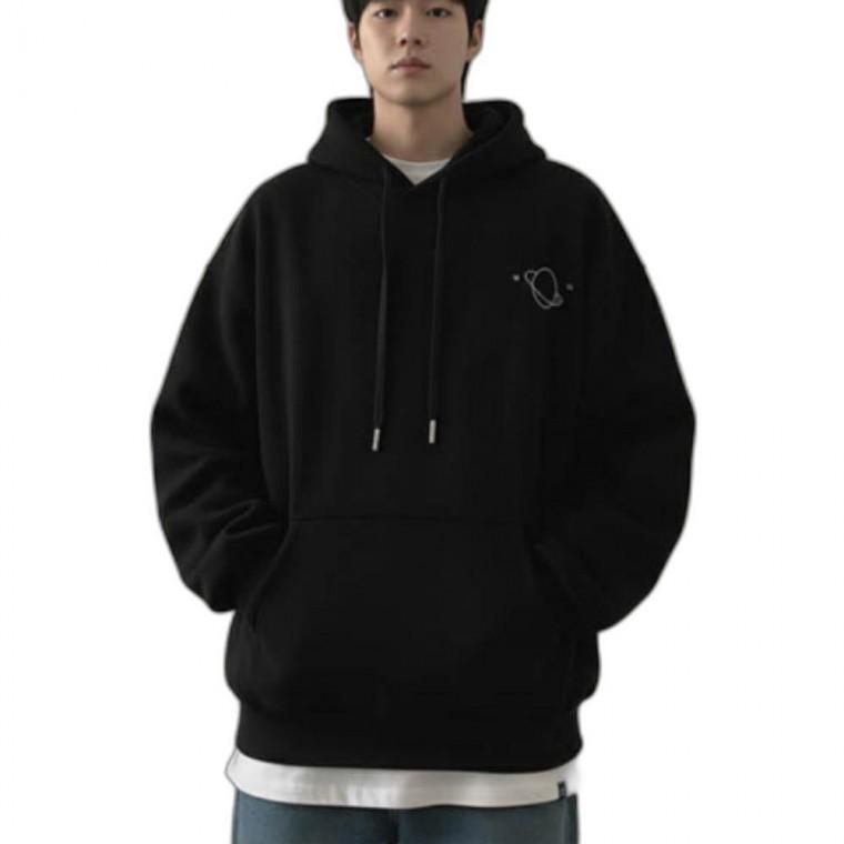 남자 남성 커플룩 겨울 프린팅 기모 후드 긴팔 티 셔츠 1P