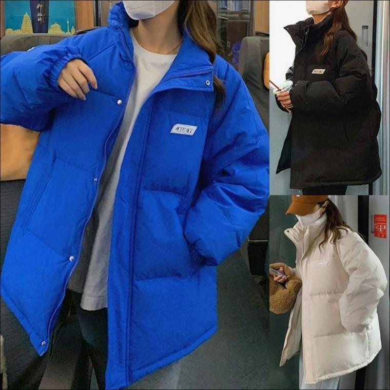 여자 아우터 패딩점퍼 캐주얼 스탠드넥 루즈핏 캐주얼 겨울