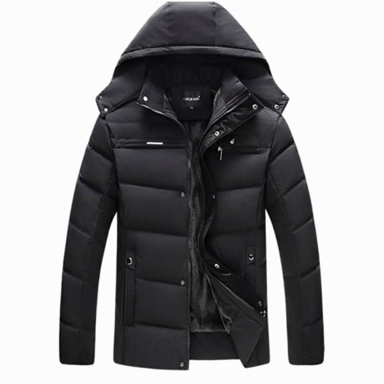 후드 패딩 데일리 남자 안감 기모 탈부착 겨울잠바