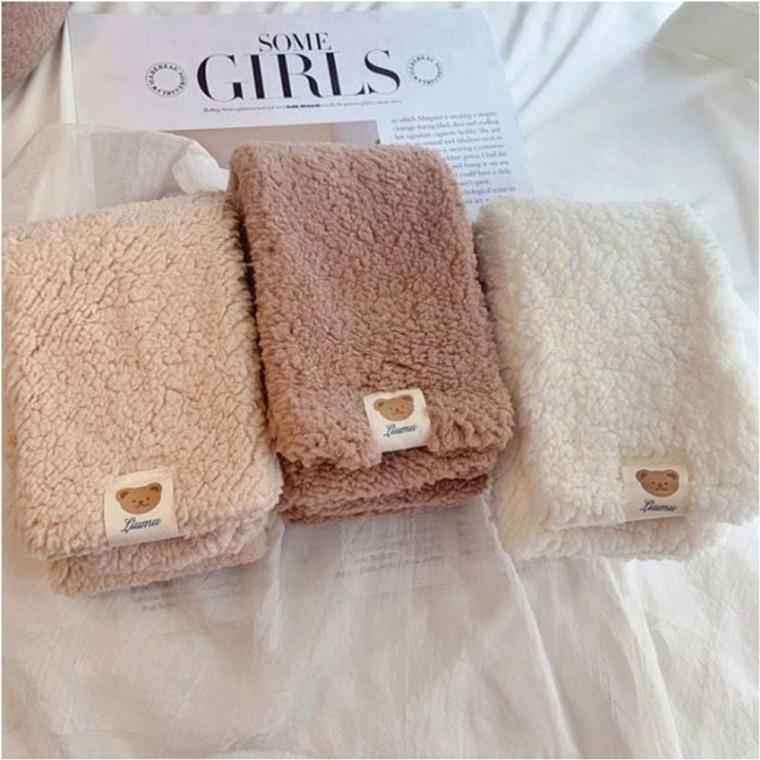 양털 3컬러 후리스 목도리 넥워머 뽀글이 겨울 머플러