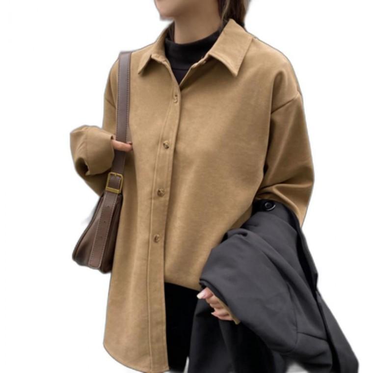 여성 여자 가을 겨울 코듀로이 남방 골덴 셔츠 4clolor